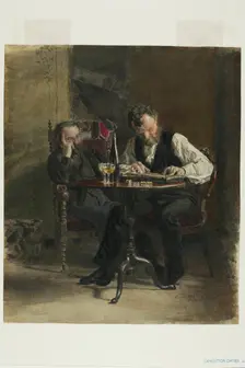 The Zither Player, 1876. Creator: Thomas Eakins