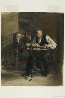 The Zither Player, 1876. Creator: Thomas Eakins
