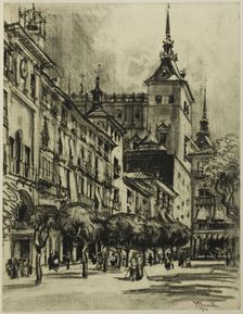 The Zocodover, Toledo, c. 1903. Creator: Joseph J Pennell