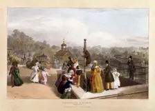 The Zoological Gardens at Regent's Park, London, 1835. Creator: Charles Joseph Hullmandel