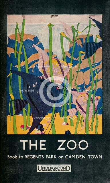 'The Zoo', 1924. Artist: Gregory Brown.