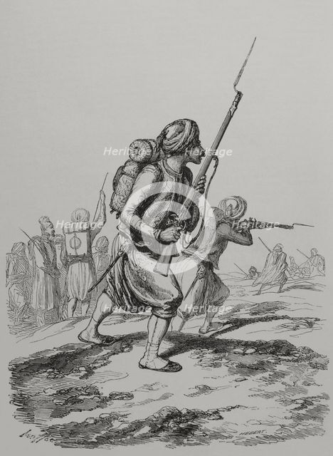 The Zouaves in the Crimea, Crimean War (1853-1856). 1856.  Creator: Unknown.