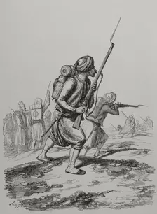 The Zouaves in the Crimea, Crimean War (1853-1856). 1856. Creator: Unknown