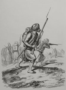 The Zouaves in the Crimea, Crimean War (1853-1856). 1856. Creator: Unknown