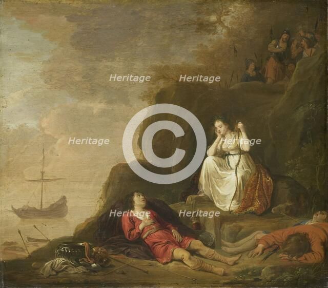 Theagenes and Chariclea, 1625-1640. Creator: Daniel Thivart.