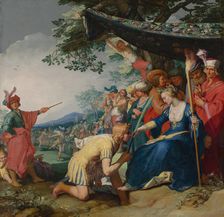 Theagenes Receiving the Palm of Honour from Chariclea. Creator: Abraham Bloemaert