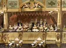 Theater box at the Royal Theatre with Maria Cristina, 1879 Alfonso XII, King of Spain (1857-1885…