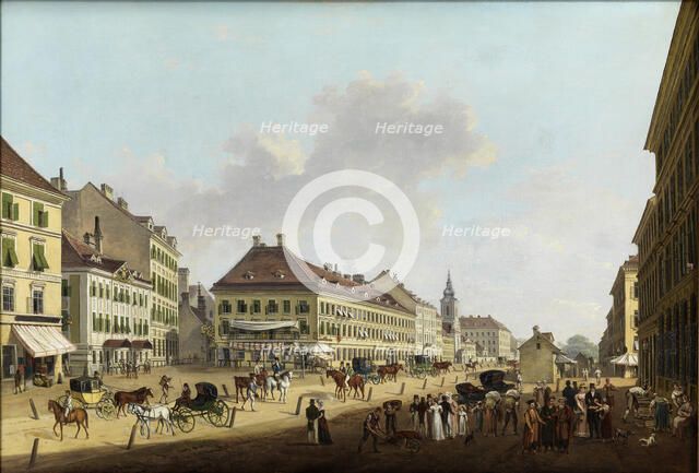 Theater in der Leopoldstadt, 1825. Creator: Scheyerer (Scheurer), Franz (1762-1839).