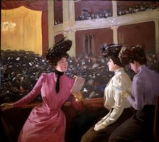 Theater Novedades 1901-1902, oil by Ramon Casas