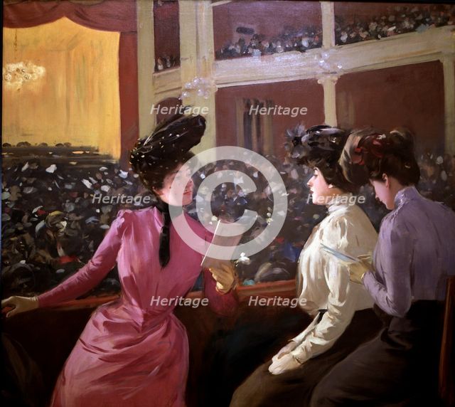  'Theater Novedades', 1901-1902, oil by Ramon Casas.