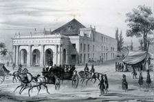 Theater of Tacón in Havana, 1840. Creator: Mialhe, Federico (1810-1881)