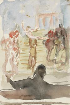 Theater performance, 1875-1934. Creator: Isaac Lazerus Israels