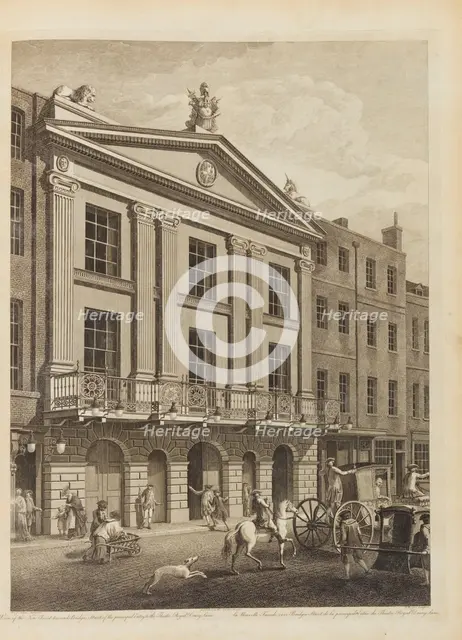Theater Royal Drury Lane, London, 1773-1778. Creator: Adam, James (1732-1794).
