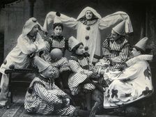 Theatre troupe, 1900s. Artist: Pyotr Petrovich Pavlov
