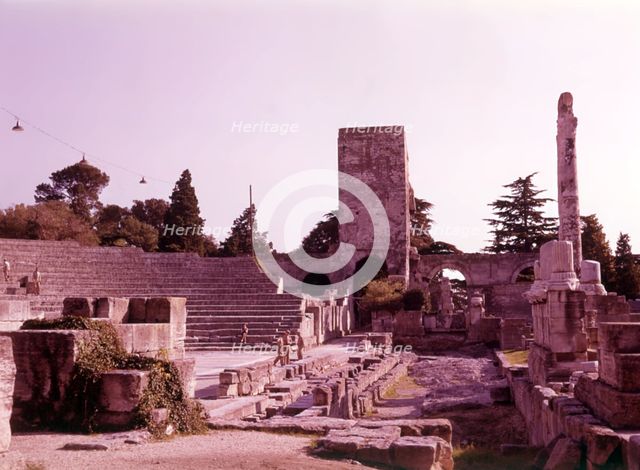 Théâtre Antique, Arles, France, c1955.  Creator: Arthur Charles Kirby Ware.
