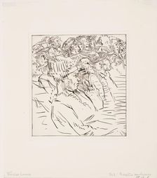 Theatre Audience, c1940s. Creator: Thérèse Lessore