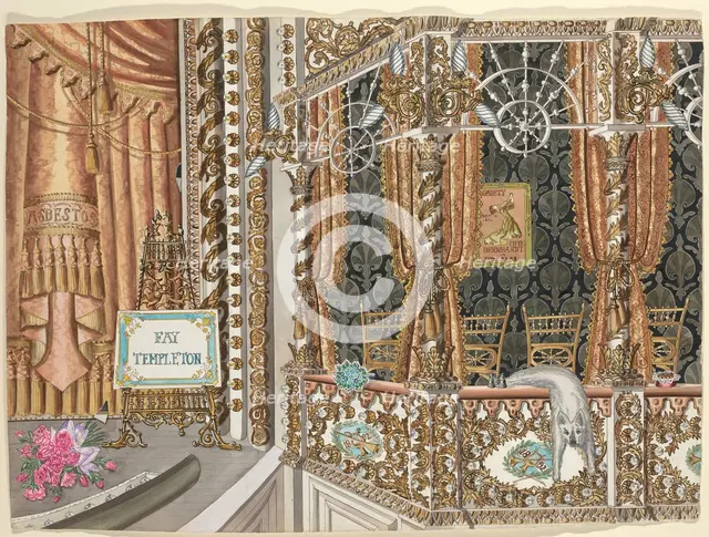 Theatre Box, 1892, c. 1947. Creator: Perkins Harnly.