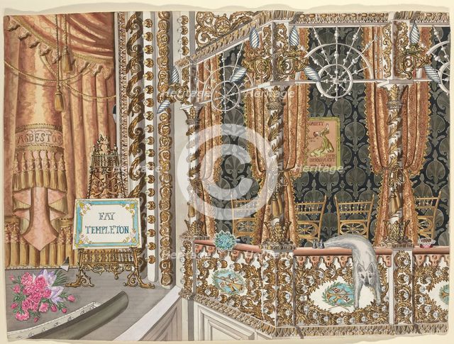 Theatre Box, 1892, c. 1947. Creator: Perkins Harnly.