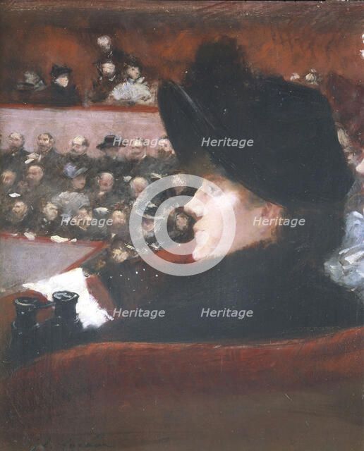 Theatre Box, c1880. Creator: Jean Louis Forain.