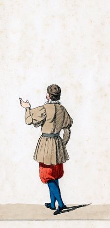 Theatre costume design for Shakespeare's play, Henry VIII, 19th century