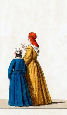 Theatre costume design for Shakespeare's play, Henry VIII, 19th century
