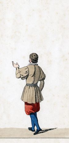 Theatre costume design for Shakespeare's play, Henry VIII, 19th century