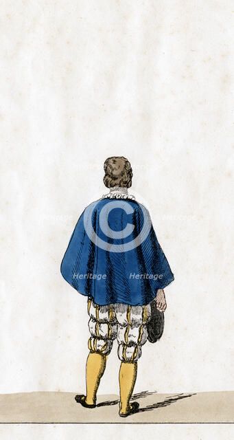 Theatre costume design for Shakespeare's play, Henry VIII, 19th century. Artist: Unknown