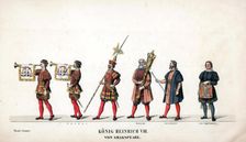 Theatre costume design for Shakespeare's play, Henry VIII, 19th century