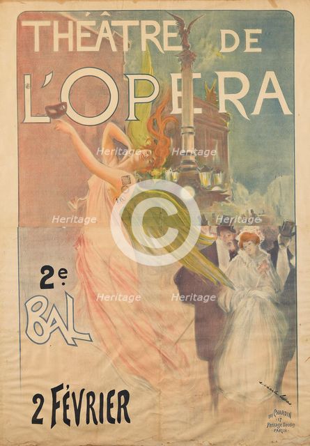 Théâtre de l'Opera - 2e Bal, c1900. Creator: Lucas, Edouard Charles (1866-1925).
