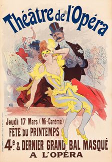 Théâtre de l'Opéra - 4e & Dernier Grand Bal Masqué, 1897. Creator: Jules Cheret
