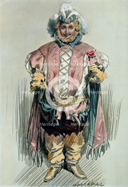 'Theatre De La Porte-Saint-Martin - Falstaff - Falstaff. - M. Clerget', 1904. Creator: Unknown.