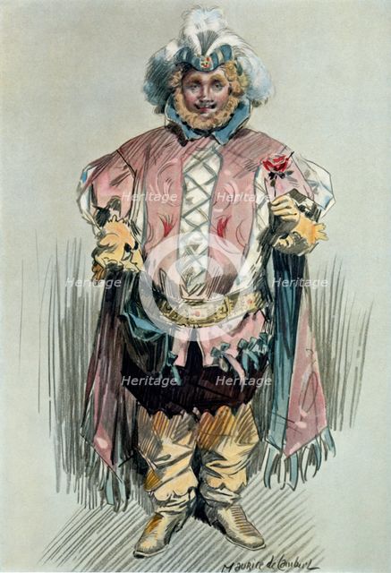 'Theatre De La Porte-Saint-Martin - Falstaff - Falstaff. - M. Clerget', 1904. Creator: Unknown.
