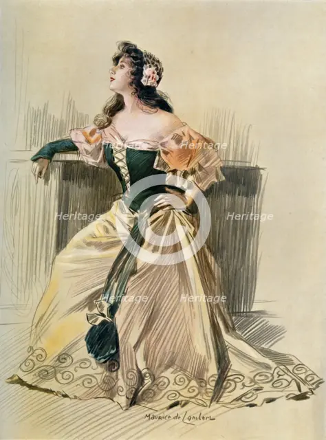 'Theatre De La Porte-Saint-Martin - Falstaff - Nelly. - Mlle. Pannetier', 1904. Creator: Unknown.