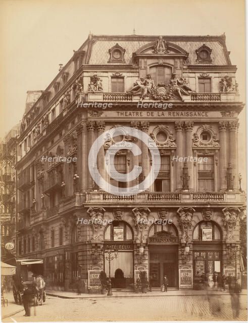 [Theatre de la Renaissance], 1890. Creator: Unknown.
