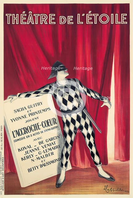 Théâtre de l'Étoile, 1923. Creator: Cappiello, Leonetto (1875-1942).