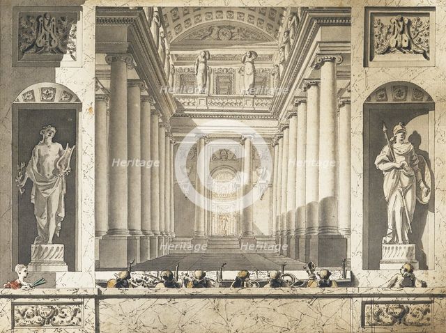 Théâtre des Tuileries, 1788. Artist: Anonymous  