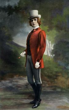 Theatre Des Varietes. La Chauve-Souris - Le Prince Orlofsky. - Mlle. Eve Lavalliere 1904. Creator: Unknown