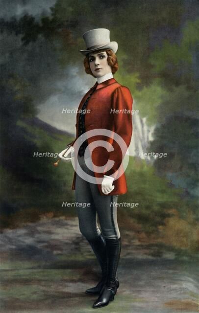 'Theatre Des Varietes. La Chauve-Souris - Le Prince Orlofsky. - Mlle. Eve Lavalliere', 1904. Creator: Unknown.