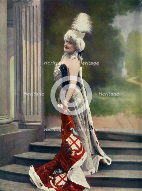 'Theatre Des Varietes. - Paris Aux Varietes - La Commere. - Mlle. Saulier', 1904. Creator: Unknown.