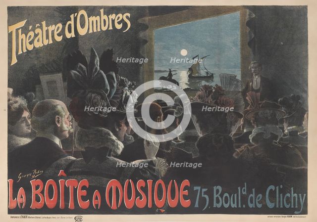 Théâtre d'Ombres, 1897. Creator: Redon, Georges (1869-1943).