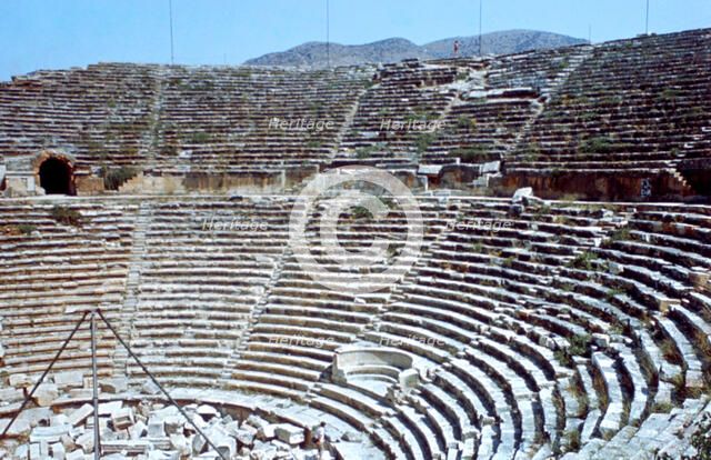 Theatre, Hierapolis, Pamukkale, Turkey, 190BC. Artist: Unknown