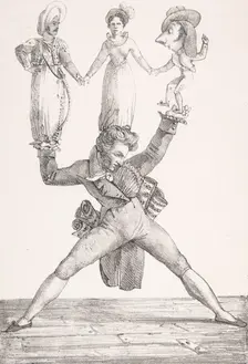 Théâtre Italien, 1821., 1821. Creator: Eugene Delacroix