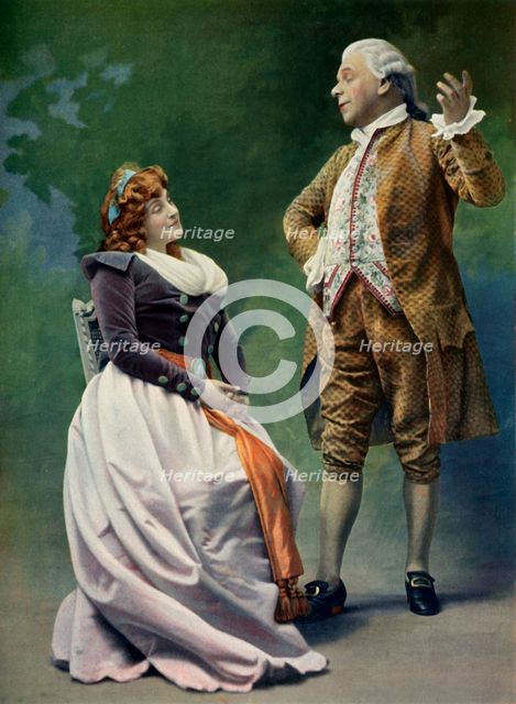 'Theatre Municipal De La Gaite - La Montansier - Mme. Rejane. Saint-Phar: M. Coquelin Aine', 1904. Creator: Unknown.
