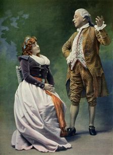 Theatre Municipal De La Gaite - La Montansier - Mme. Rejane. Saint-Phar: M. Coquelin Aine 1904. Creator: Unknown