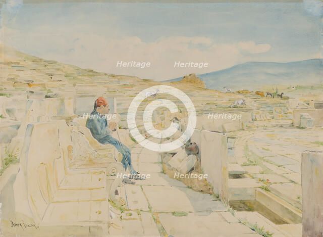 Theatre of Dionysus, 1839-1912. Creator: Henry Bacon.