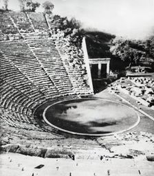 Theatre of Epidaurus, Greece, c1955. Creator: Arthur Charles Kirby Ware