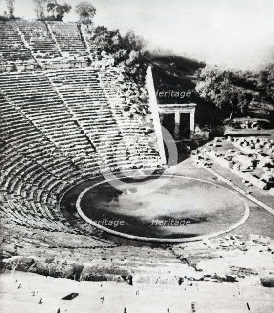 Theatre of Epidaurus, Greece, c1955. Creator: Arthur Charles Kirby Ware.