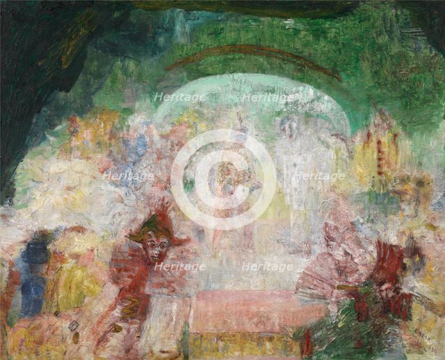 Theatre of Masks, 1889. Creator: James Ensor.