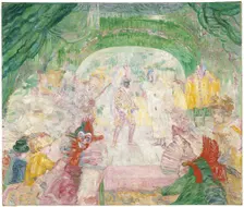 Theatre of Masks, 1908. Artist: Ensor, James (1860-1949)