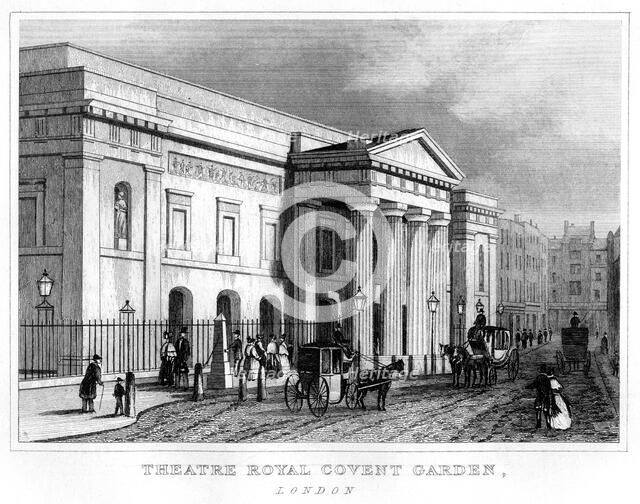 Theatre Royal Covent Garden, Westminster, London, 19th century. Artist: Unknown